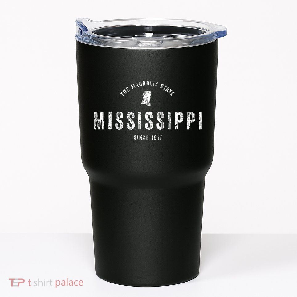 Mississippi Vintage Sports Design Retro Ms Tumbler
