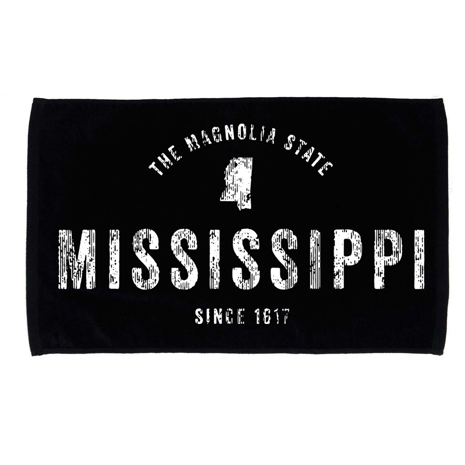 Mississippi Vintage Sports Design Retro Ms Microfiber Hand Towel