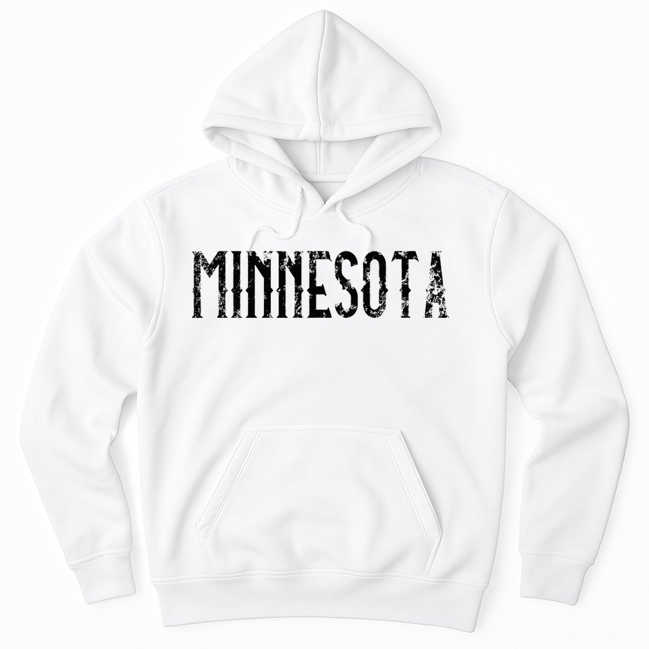 Minnesota Vintage Script MN Hoodie