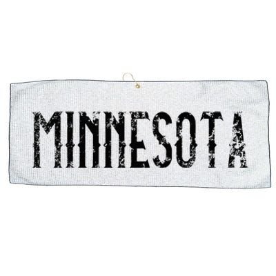 Minnesota Vintage Script MN Large Microfiber Waffle Golf Towel