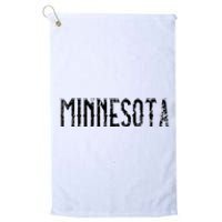 Minnesota Vintage Script MN Platinum Collection Golf Towel