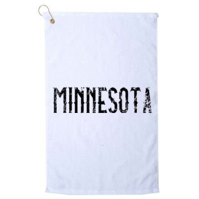 Minnesota Vintage Script MN Platinum Collection Golf Towel