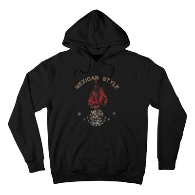 Mexican Vintage Style Boxing Great Boxer Hoodie