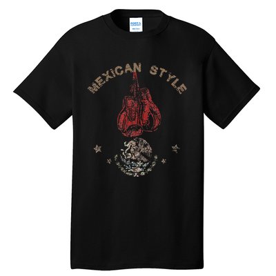 Mexican Vintage Style Boxing Great Boxer Tall T-Shirt