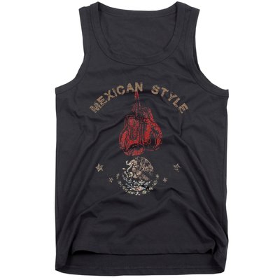 Mexican Vintage Style Boxing Great Boxer Tank Top