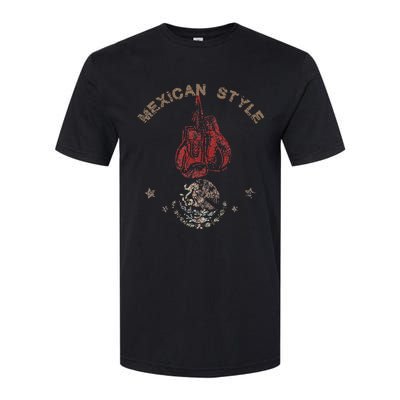 Mexican Vintage Style Boxing Great Boxer Softstyle CVC T-Shirt