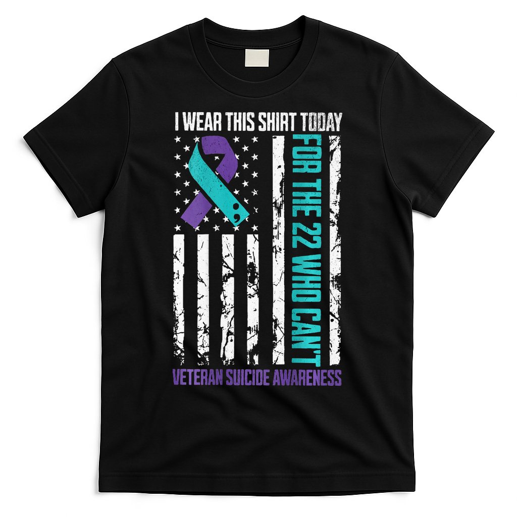 Military Veteran Suicide Awareness Crisis Number T-Shirt