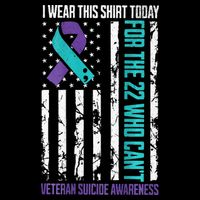 Military Veteran Suicide Awareness Crisis Number Women's V-Neck T-Shirt
