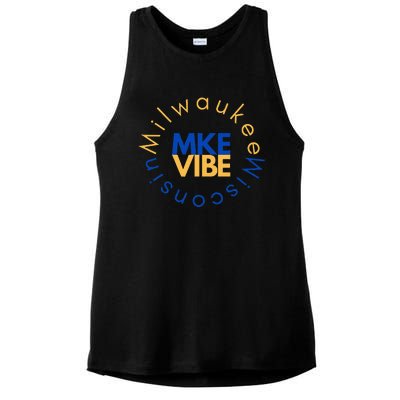 Mke Vibe “Sunrise Vibe” Ladies PosiCharge Tri-Blend Wicking Tank