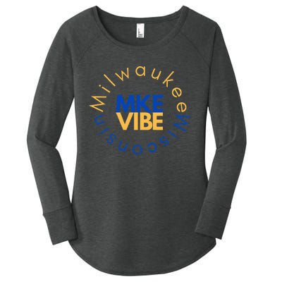 Mke Vibe “Sunrise Vibe” Women's Perfect Tri Tunic Long Sleeve Shirt