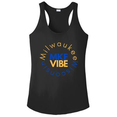 Mke Vibe “Sunrise Vibe” Ladies PosiCharge Competitor Racerback Tank