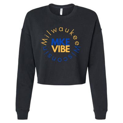 Mke Vibe “Sunrise Vibe” Cropped Pullover Crew