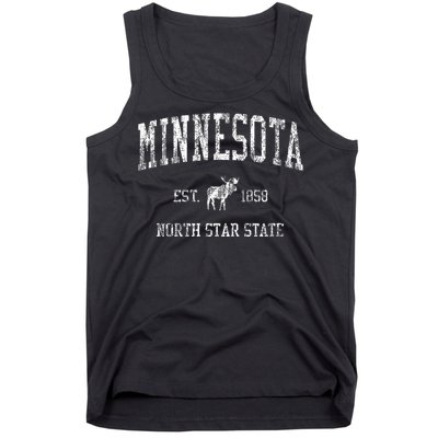 Minnesota Vintage Sports Mn Moose Tank Top