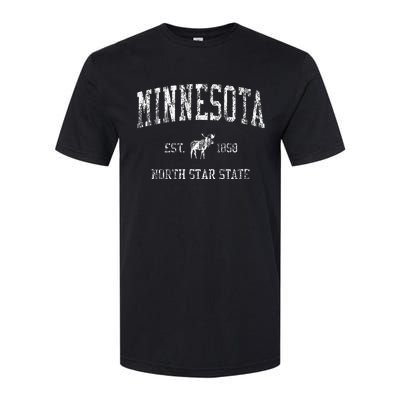 Minnesota Vintage Sports Mn Moose Softstyle® CVC T-Shirt