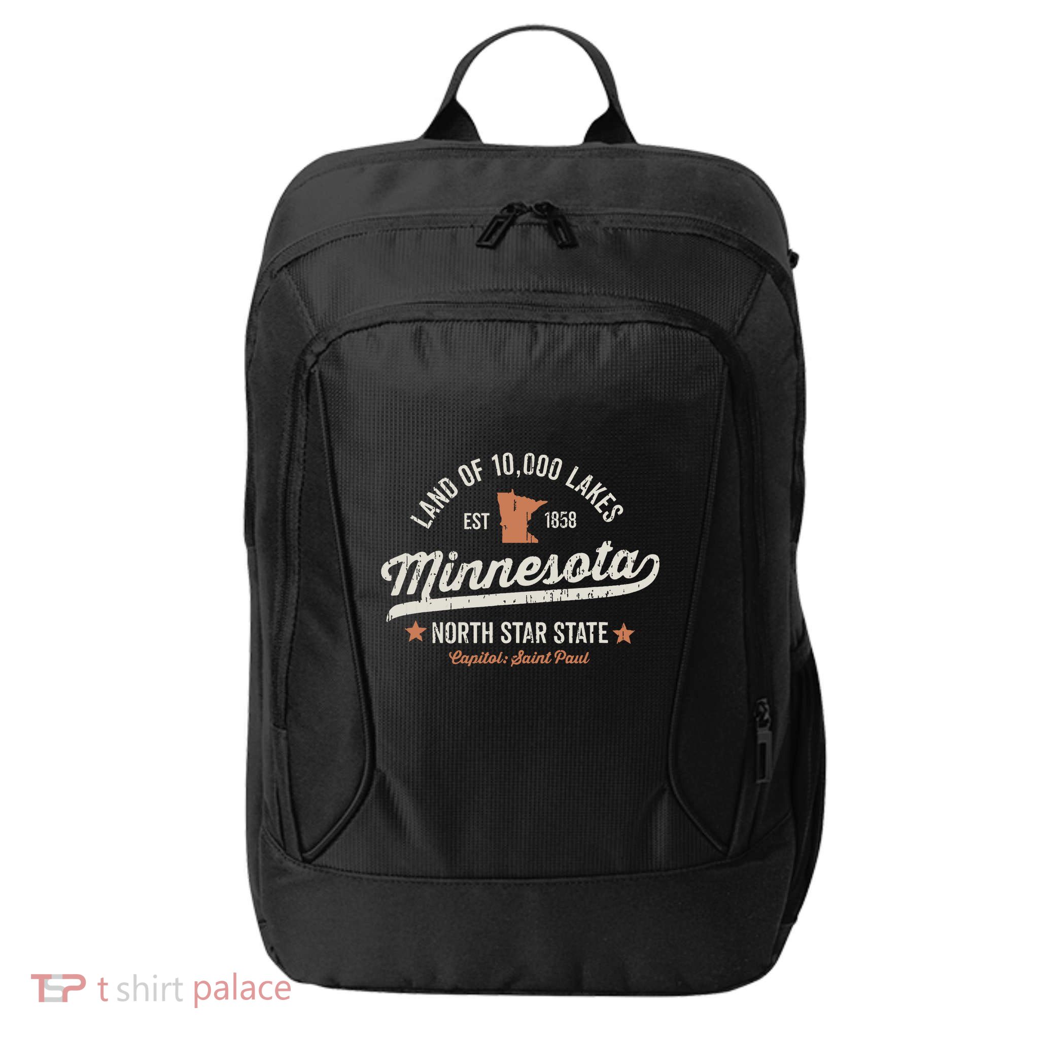 Minnesota Vintage Sports Design North Star State Rough City Backpack