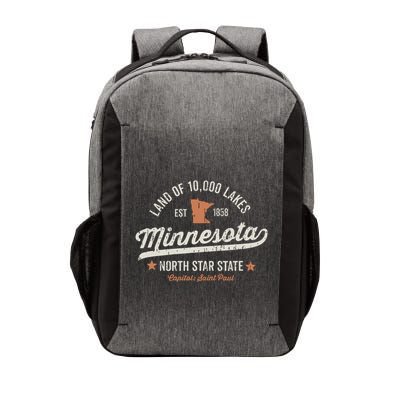 Minnesota Vintage Sports Design North Star State Rough Vector Backpack