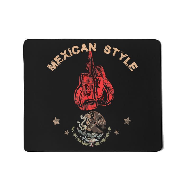 Mexican Vintage Style Boxing Great Boxer Mousepad