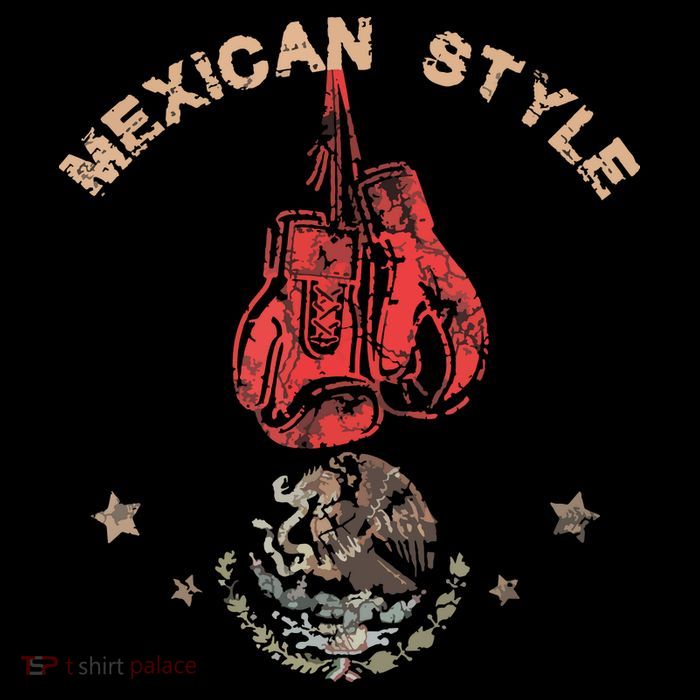 Mexican Vintage Style Boxing Great Boxer Kids T-Shirt