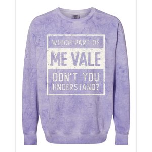 ME VALE Spanish Mexico No Me Importa Espanol Spanish Colorblast Crewneck Sweatshirt