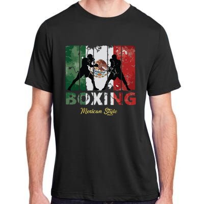 Mexican Vintage Style Boxing Great Boxing Adult ChromaSoft Performance T-Shirt