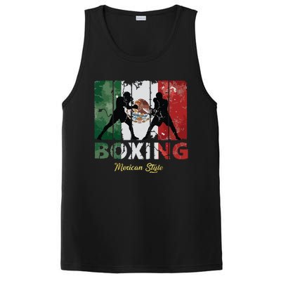 Mexican Vintage Style Boxing Great Boxing PosiCharge Competitor Tank