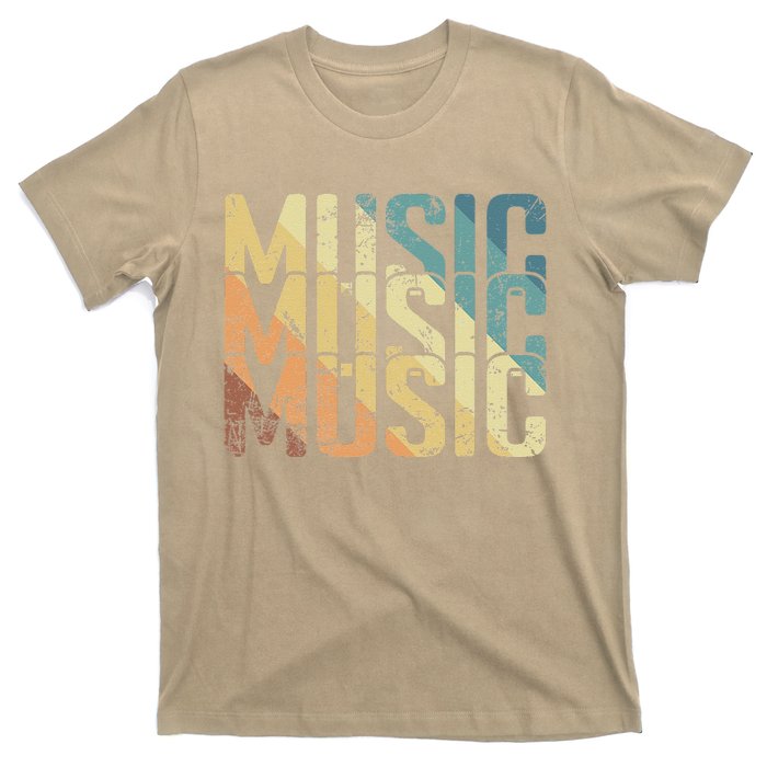 Music Vintage Style T-Shirt