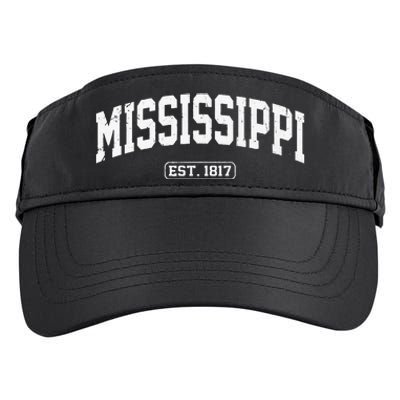 Mississippi Vintage State Athletic Style Adult Drive Performance Visor