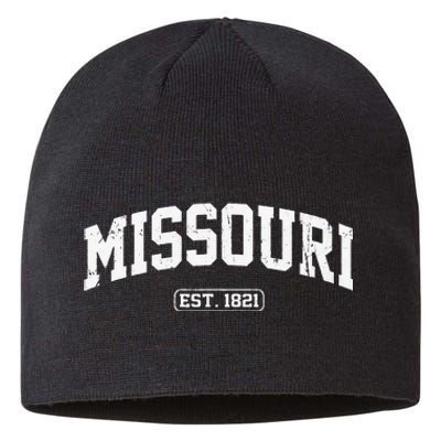 Missouri Vintage State Athletic Style Sustainable Beanie