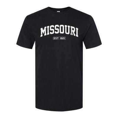 Missouri Vintage State Athletic Style Softstyle CVC T-Shirt