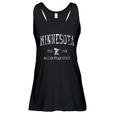 Minnesota Vintage Sports Design Minnesotan Ladies Essential Flowy Tank