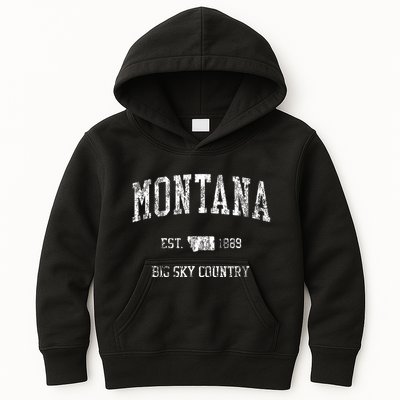 Montana Vintage Sports Design Montanan Kids Hoodie