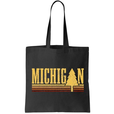 Michigan Vintage Tree State Pride Camping Hiking Michigan Bag