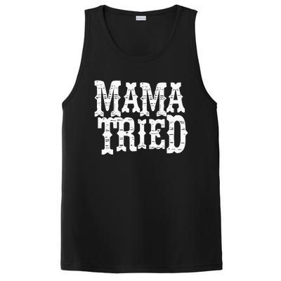 Mama Vintage Tried Country Music For Mom Mother PosiCharge Competitor Tank