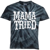 Mama Vintage Tried Country Music For Mom Mother Kids Tie-Dye T-Shirt