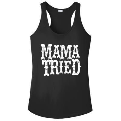 Mama Vintage Tried Country Music For Mom Mother Ladies PosiCharge Competitor Racerback Tank