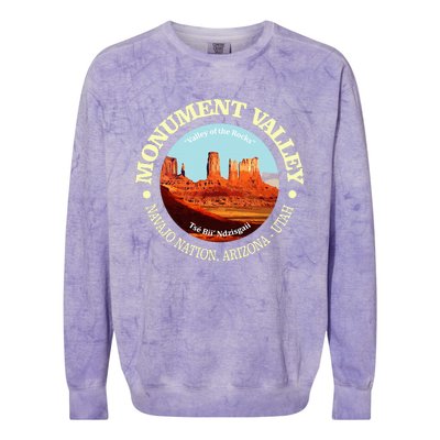 Monument Valley Utah National Monument Travel Colorblast Crewneck Sweatshirt