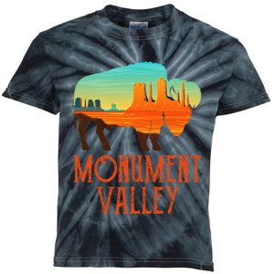 Monument Valley Utah Buffalo Monument Valley Kids Tie-Dye T-Shirt