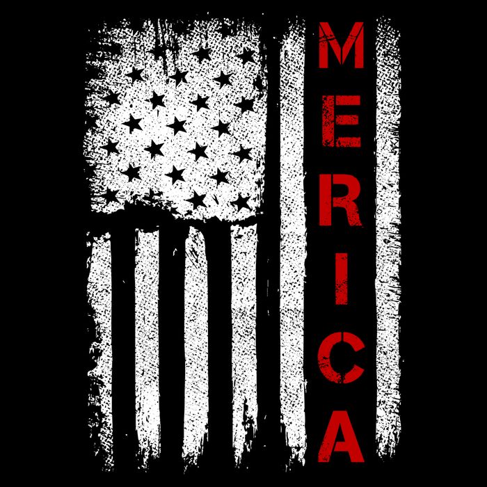 Merica Vintage USA Flag Stars And Stripes Funny 4th Of July Sweatshirt