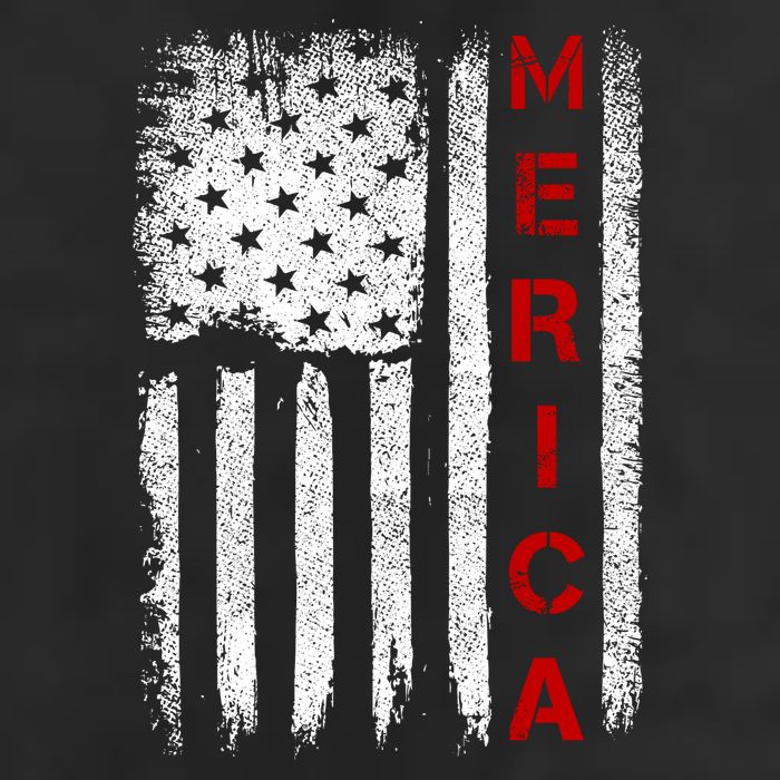 Merica Vintage USA Flag Stars And Stripes Funny 4th Of July Golf Towel