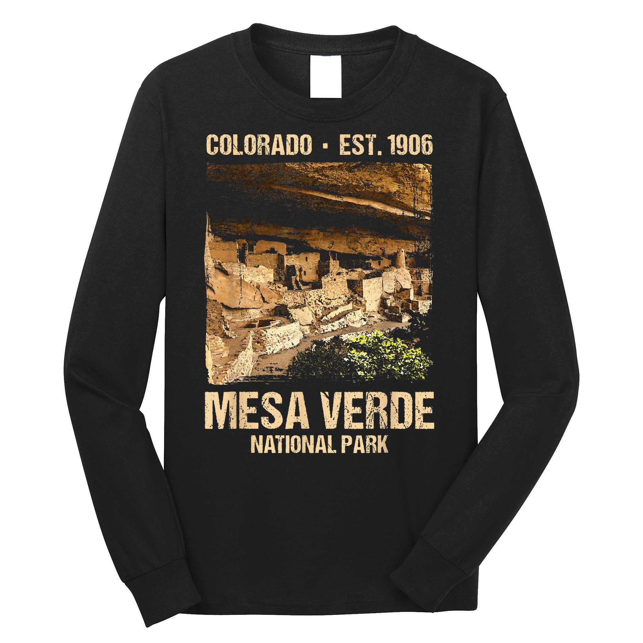 Mesa Verde Us National Park Colorado Long Sleeve Shirt