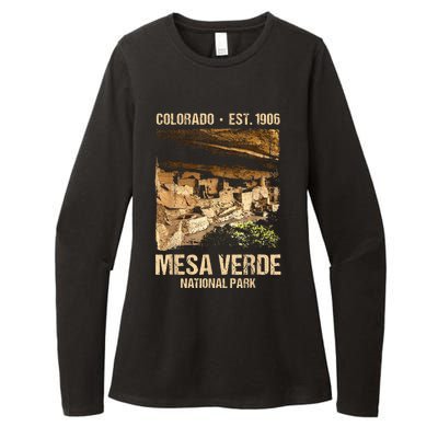 Mesa Verde Us National Park Colorado Womens CVC Long Sleeve Shirt