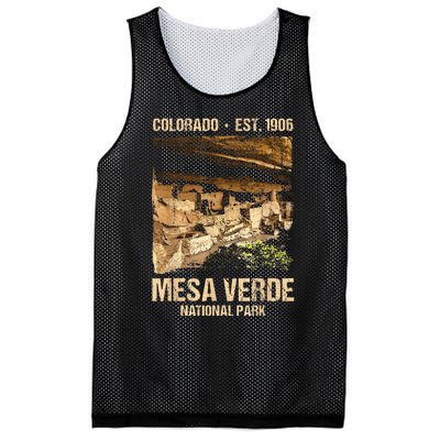 Mesa Verde Us National Park Colorado Mesh Reversible Basketball Jersey Tank