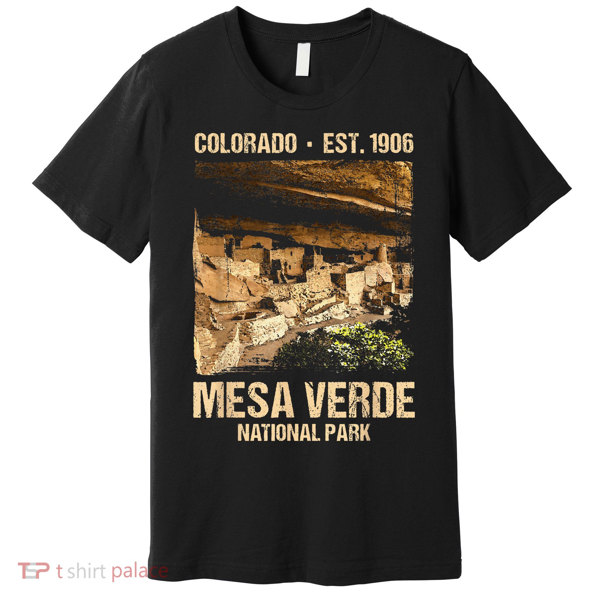 Mesa Verde Us National Park Colorado Premium T-Shirt
