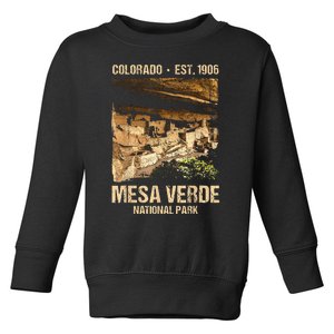 Mesa Verde Us National Park Colorado Toddler Sweatshirt