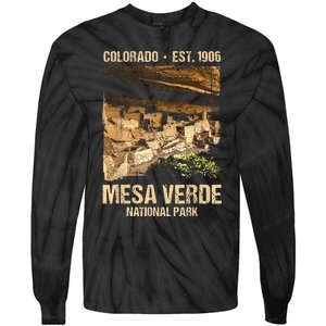 Mesa Verde Us National Park Colorado Tie-Dye Long Sleeve Shirt