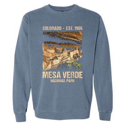 Mesa Verde Us National Park Colorado Garment-Dyed Sweatshirt