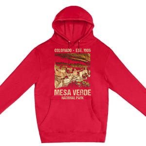 Mesa Verde Us National Park Colorado Premium Pullover Hoodie