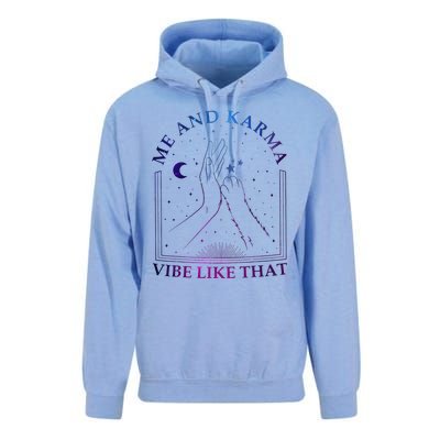 Midnight Vibes Uniting with Karma Unisex Surf Hoodie