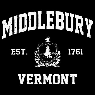 Middlebury Vermont VT Vintage State Athletic Style T-Shirt
