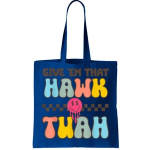 Meme Viral Video Western Country Accent Hawk Tush Gift Tote Bag